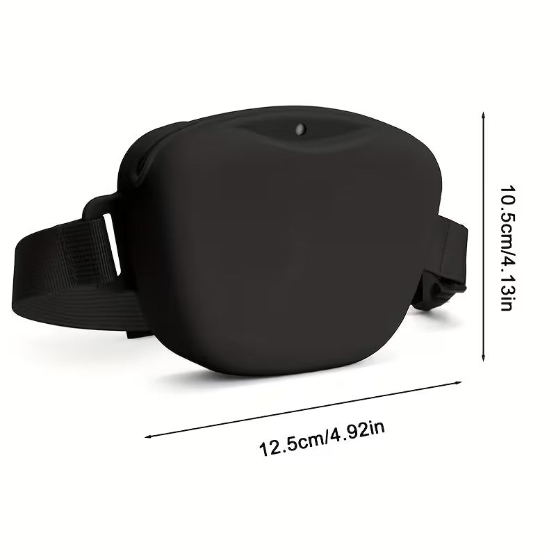 Silikon- Hundesnacktasche inklusive Gürtel